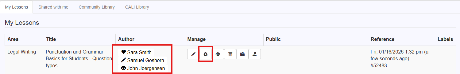 Owner, editor, and readers